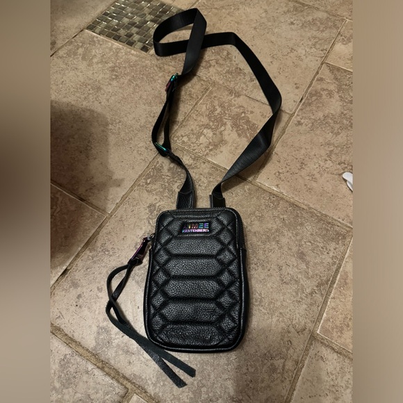 Aimee Kestenberg Small Crossbody with Rainbow Iridescent Oil Slick Hardware - Picture 2 of 16